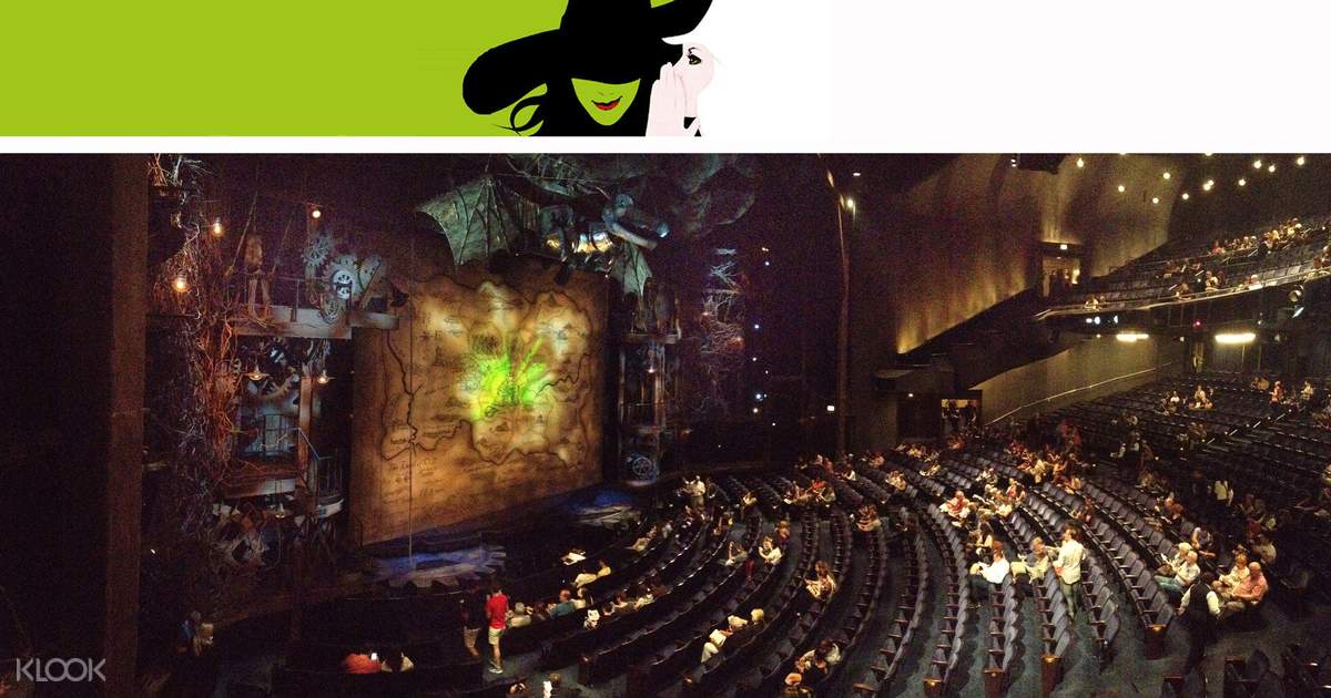 Wicked Broadway Show Ticket New York, USA (Orchestra Seat) Klook US